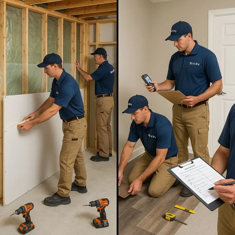 Repairs and Reconstruction process in Hamden, CT